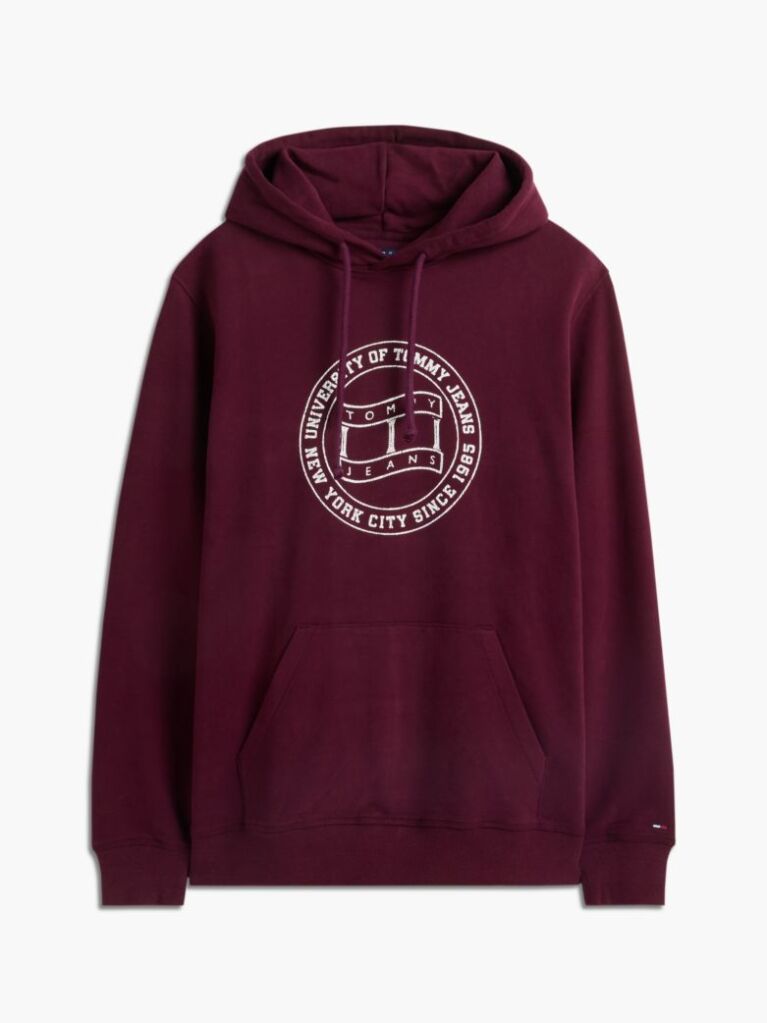 Μωβ Βαμβακερό Hoody Με Σημαιάκι Wavy  Άνδρες