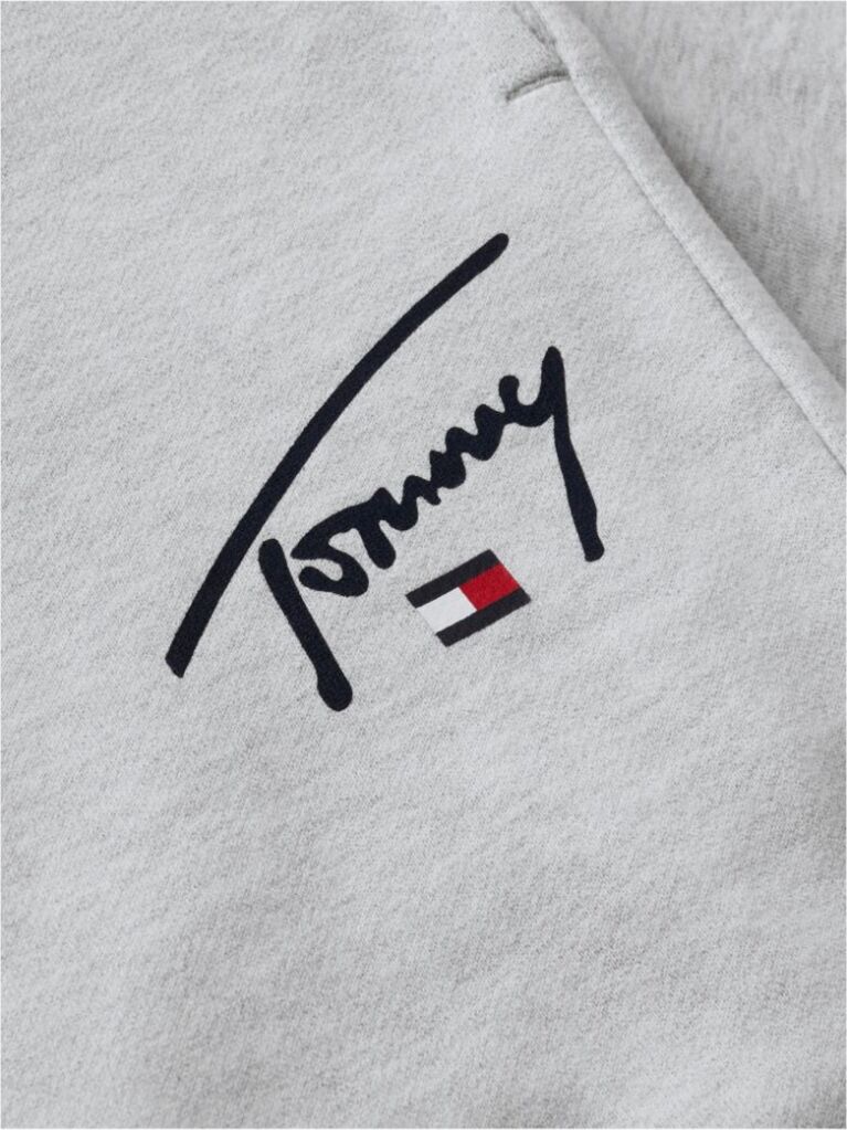 Grey Signature Logo Terry Cuffed Joggers  Men