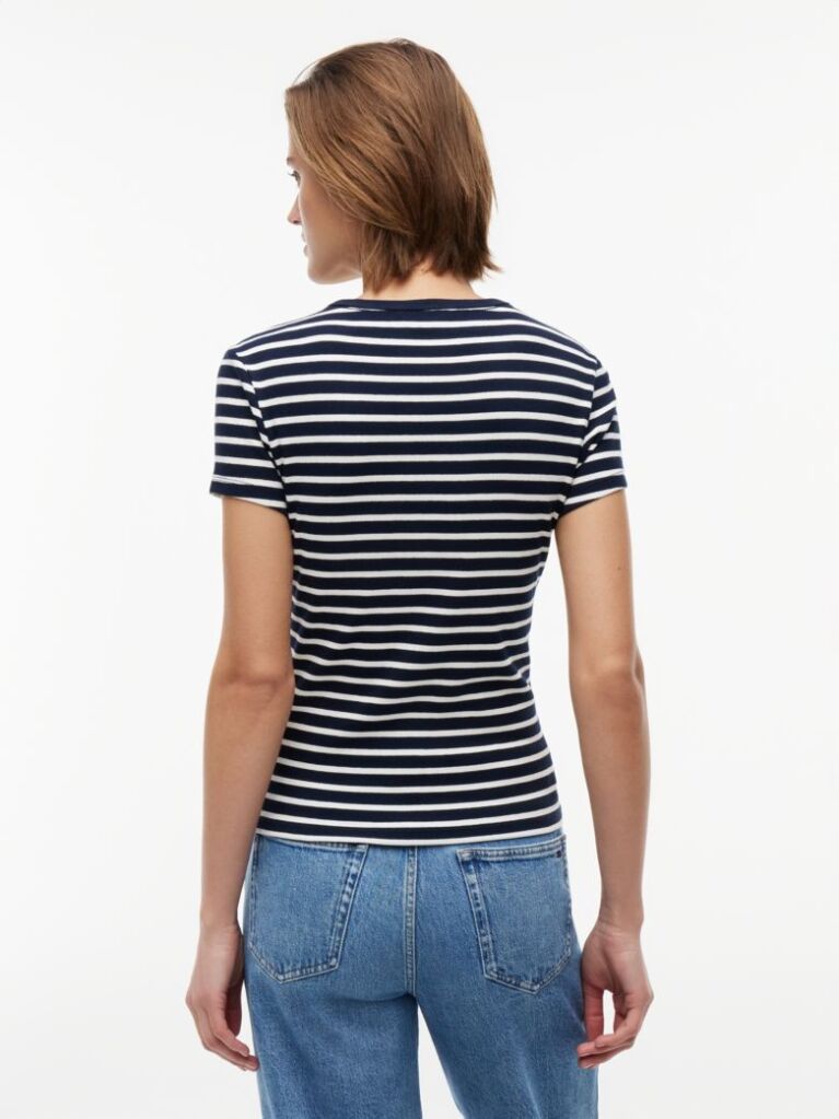Multi Essential Ριμπ T-Shirt Σε Slim Γραμμή  Γυναίκες