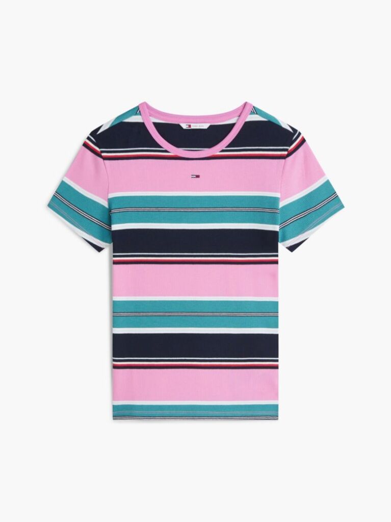 Multi Essential Ριμπ T-Shirt Σε Slim Γραμμή  Γυναίκες