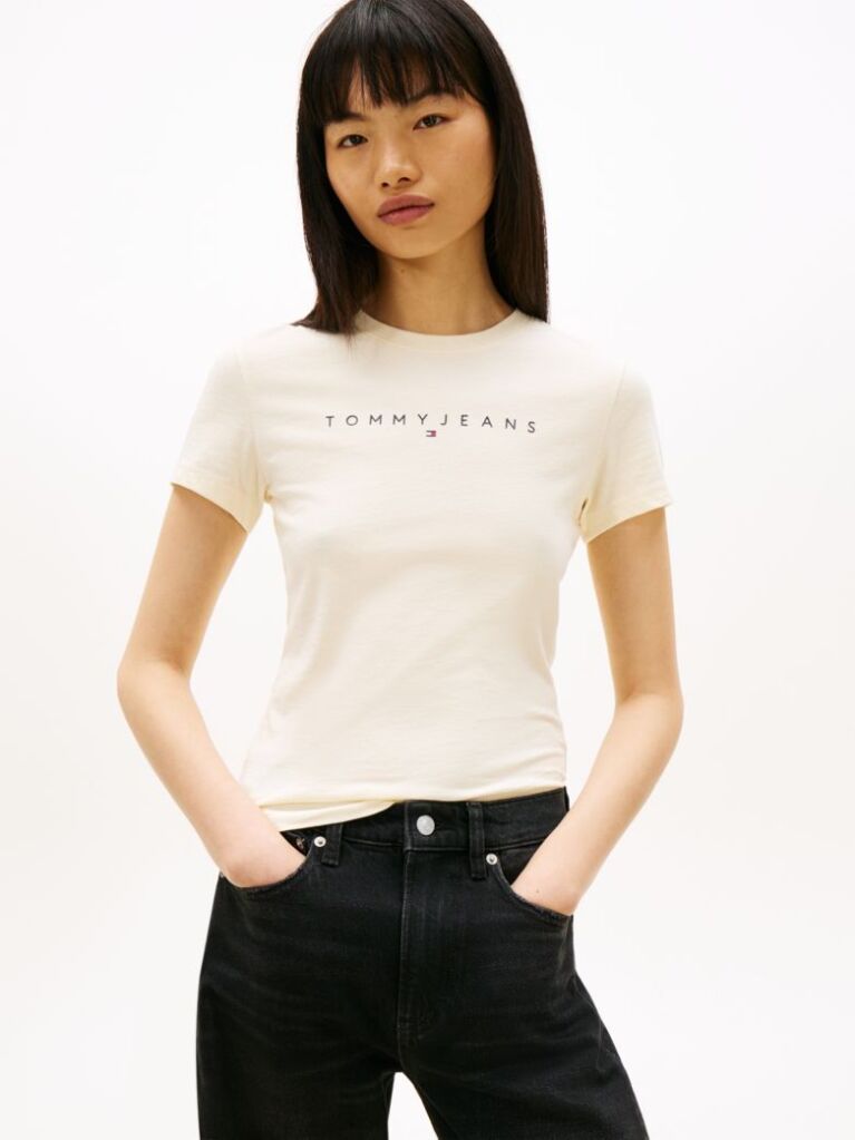 Yellow Essential Logo Slim Fit T-Shirt  Women