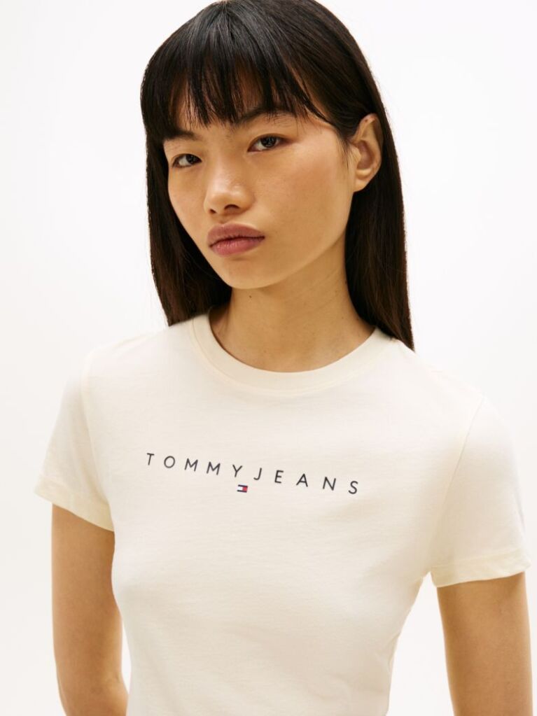Yellow Essential Logo Slim Fit T-Shirt  Women