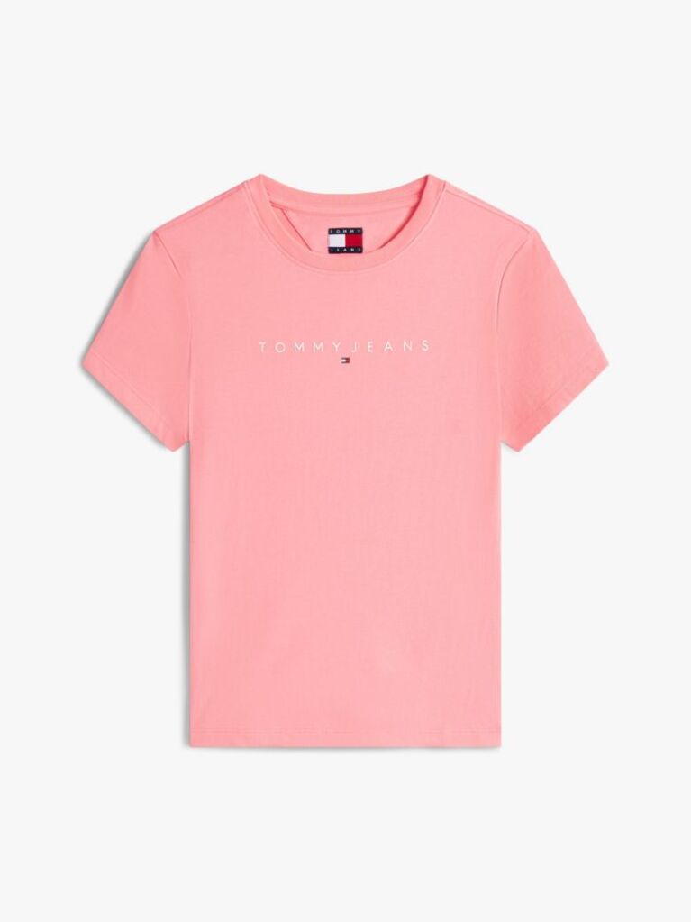 Pink Essential Logo Slim Fit T-Shirt  Women