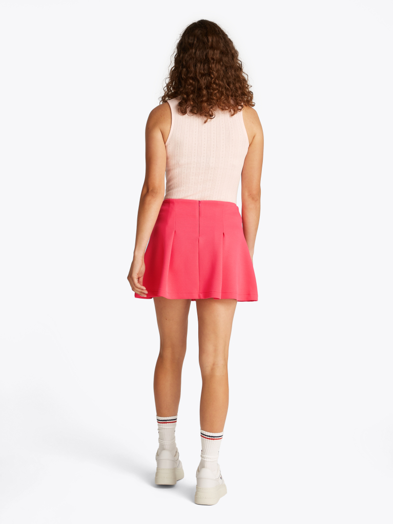 Pink Fit And Flare Mini Skirt  Women