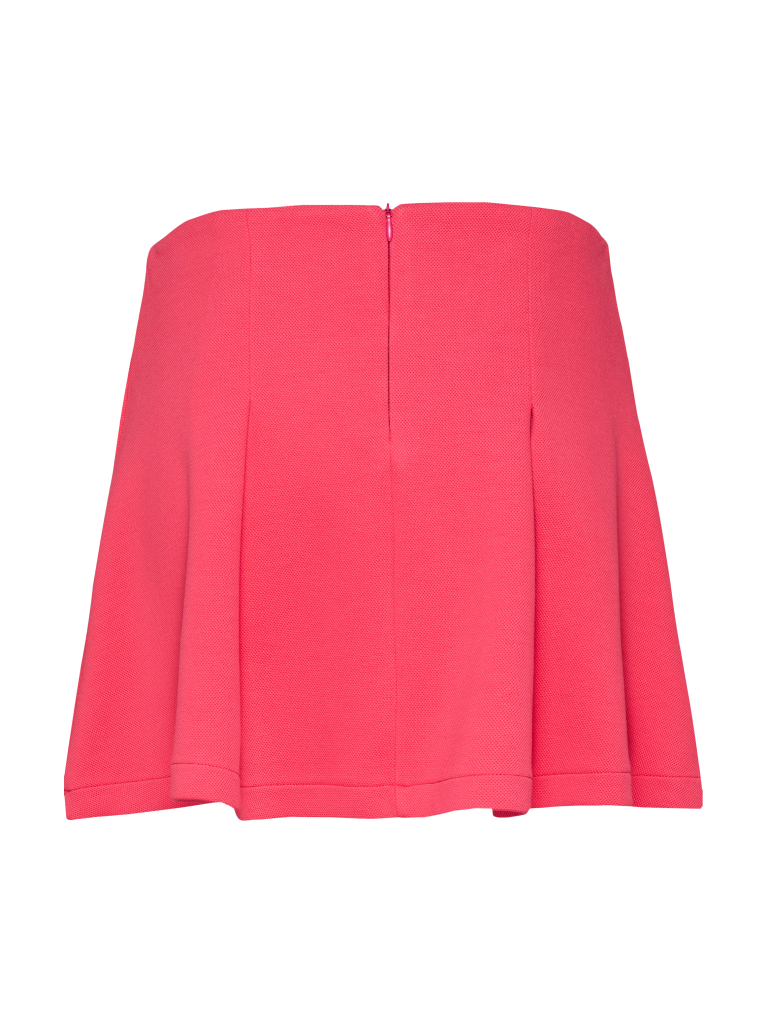 Pink Fit And Flare Mini Skirt  Women