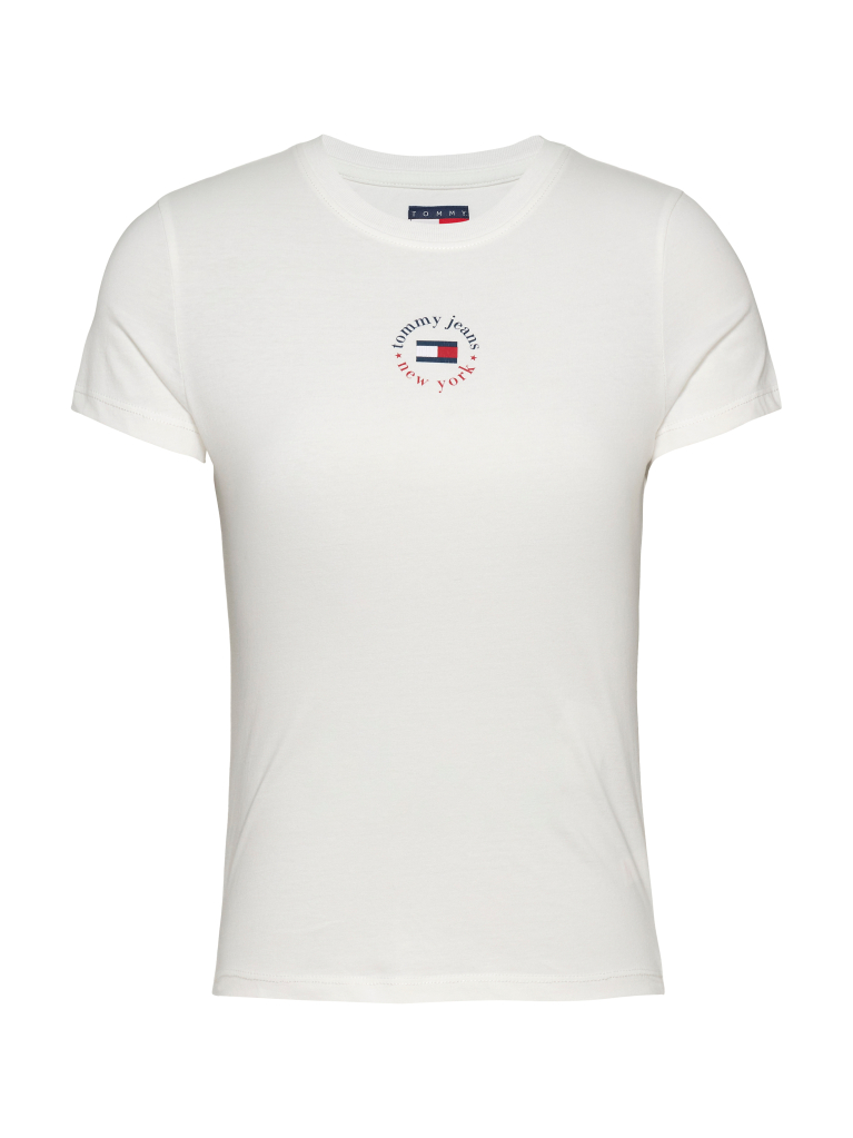 Μπεζ Essential T-Shirt Με Λογότυπο Σε Slim Γραμμή  Γυναίκες