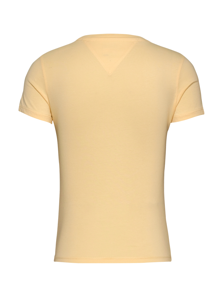 Κίτρινο Essential T-Shirt Με Λογότυπο Σε Slim Γραμμή  Γυναίκες