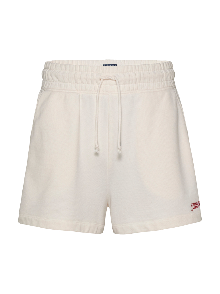 White Relaxed Sweat Shorts  Women