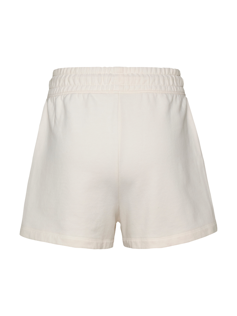 White Relaxed Sweat Shorts  Women