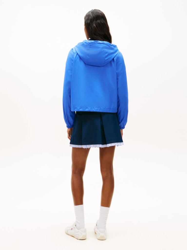Blue Tommy Badge Windbreaker  Women