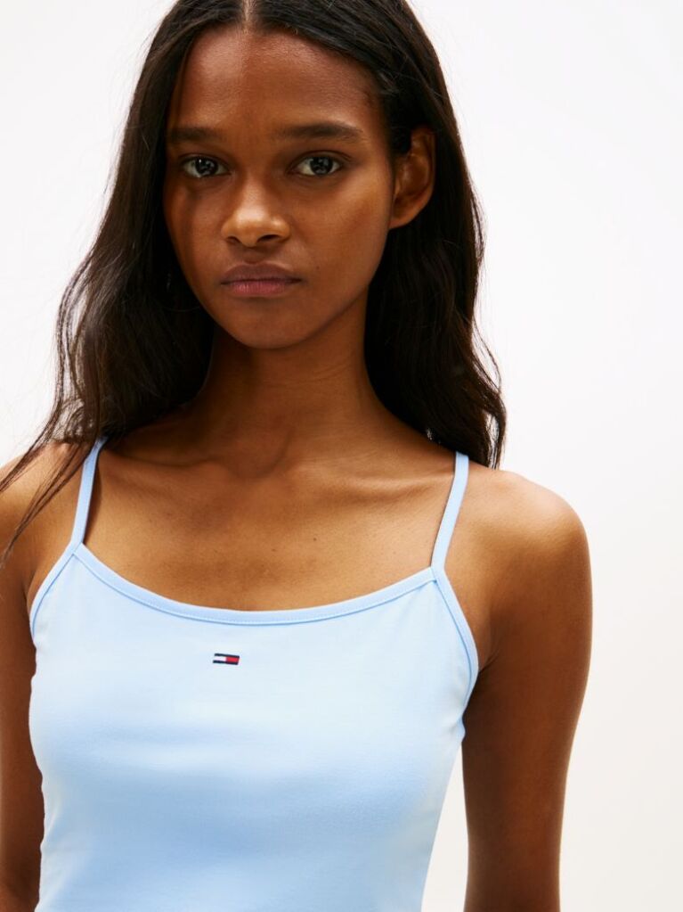 Blue Essential Strap Top  Women