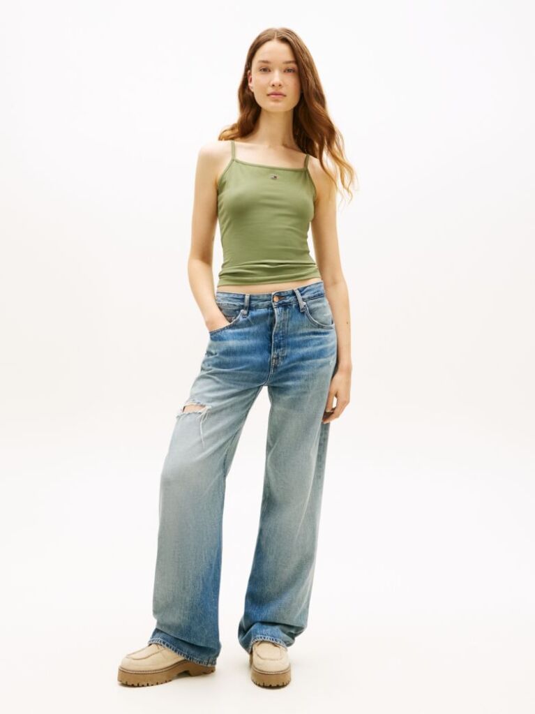 Green Essential Strap Top  Women