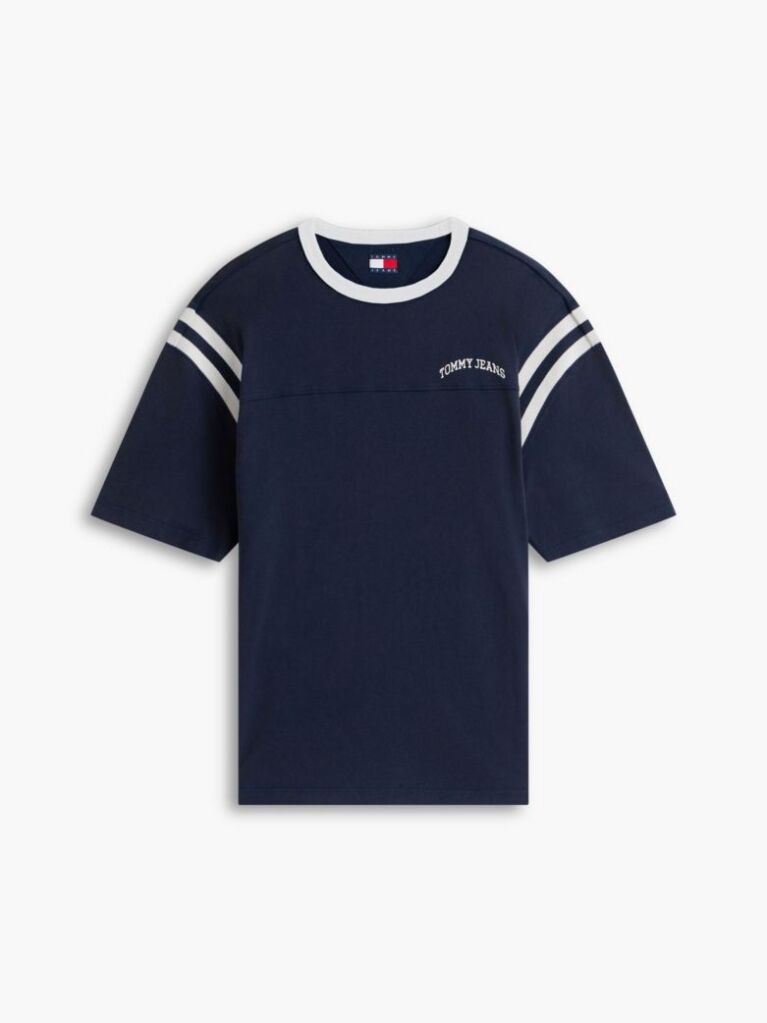 Blue Logo Oversized Crew Neck T-Shirt  Women