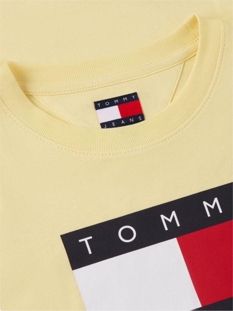 Yellow Tonal Tommy Flag T-Shirt  Women