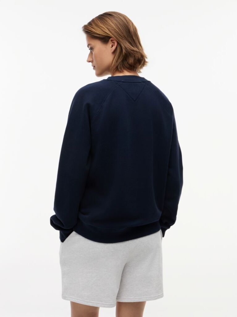 Blue Crest Logo Terry Sweatshirt  Women