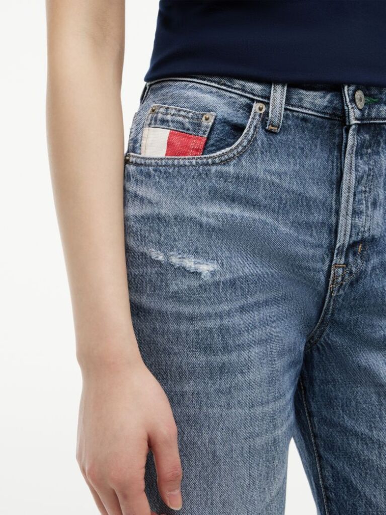 Denim Vintage Τζιν Με Μεσαίο Καβάλο Σε Ίσια Και Στενή Γραμμή  Γυναίκες