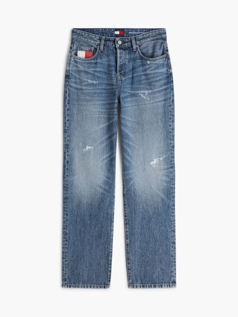 Denim Vintage Τζιν Με Μεσαίο Καβάλο Σε Ίσια Και Στενή Γραμμή  Γυναίκες
