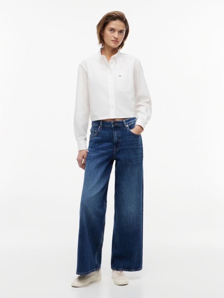 Denim Φαρδύ Τζιν Με Κανονική Μέση  Γυναίκες