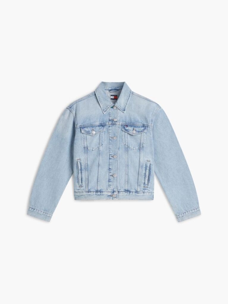 Denim Vintage Denim Τζάκετ Σε Άνετη Γραμμή  Γυναίκες