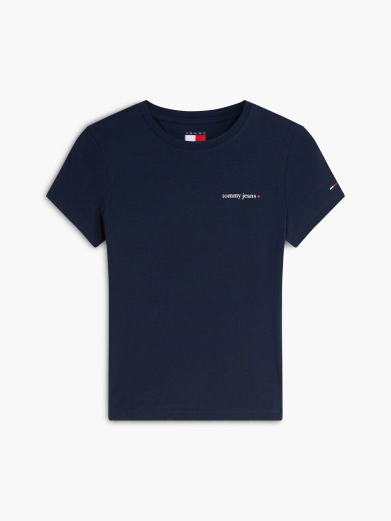 Blue Logo Slim Jersey T-Shirt  Women