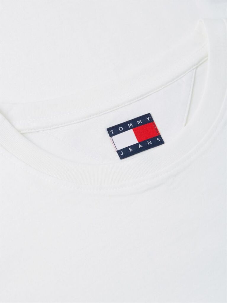 White Logo Slim Jersey T-Shirt  Women