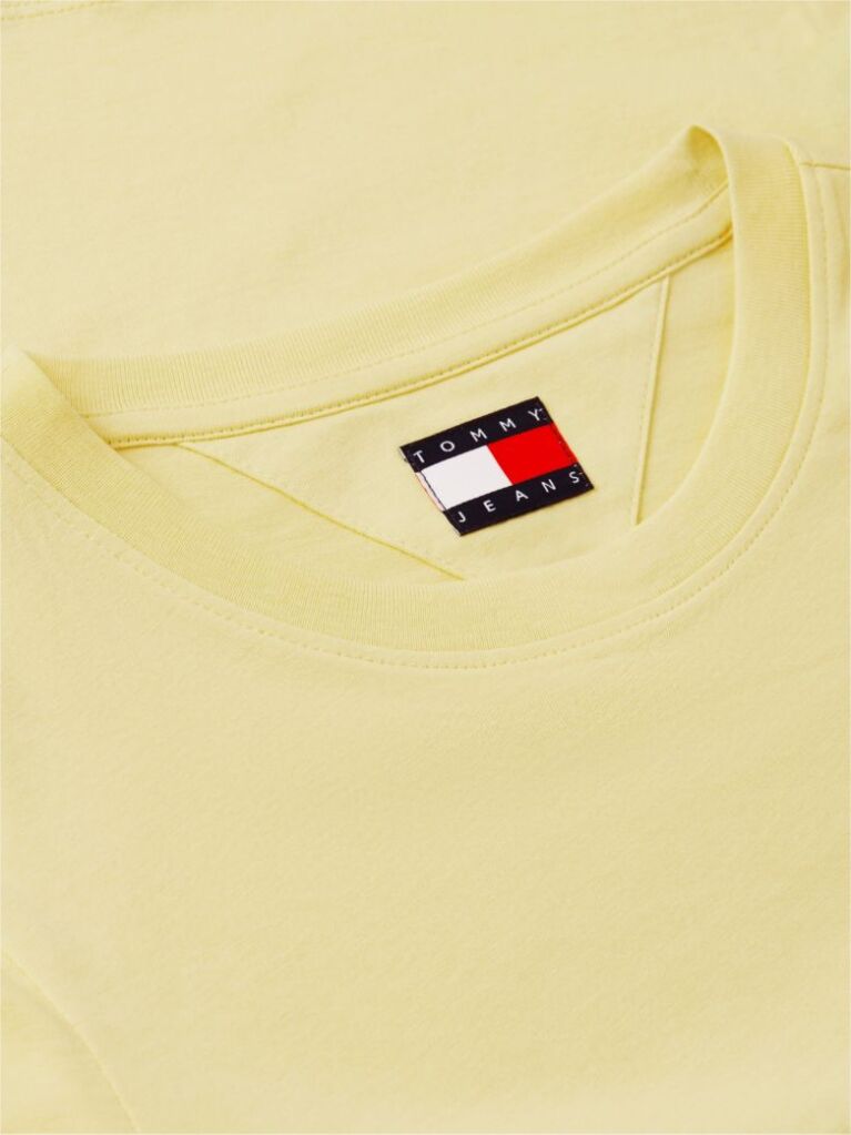 Yellow Logo Slim Jersey T-Shirt  Women