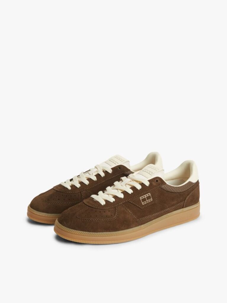 Καφέ The Greenwich Σουέτ Sneakers Με Λογότυπο  Άνδρες