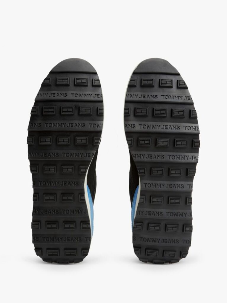 Μαύρο Sneakers Με Υφασμάτινα Πάνελ  Άνδρες