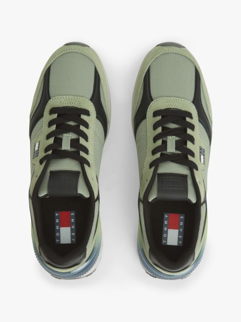Πράσινο Sneakers Με Υφασμάτινα Πάνελ  Άνδρες