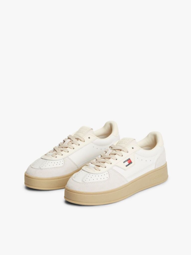 Άσπρο The Greenwich Δερμάτινα Sneakers Με Chunky Σόλα  Γυναίκες