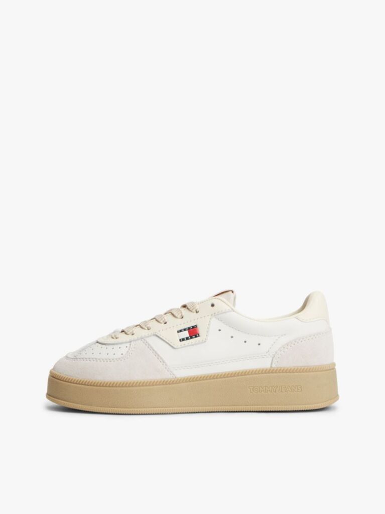 Άσπρο The Greenwich Δερμάτινα Sneakers Με Chunky Σόλα  Γυναίκες