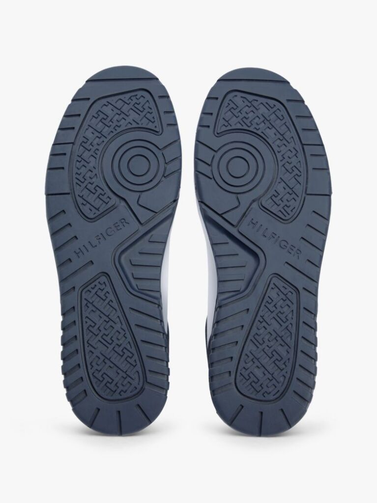 Μπλε Δερμάτινα Basketball Sneakers  Άνδρες