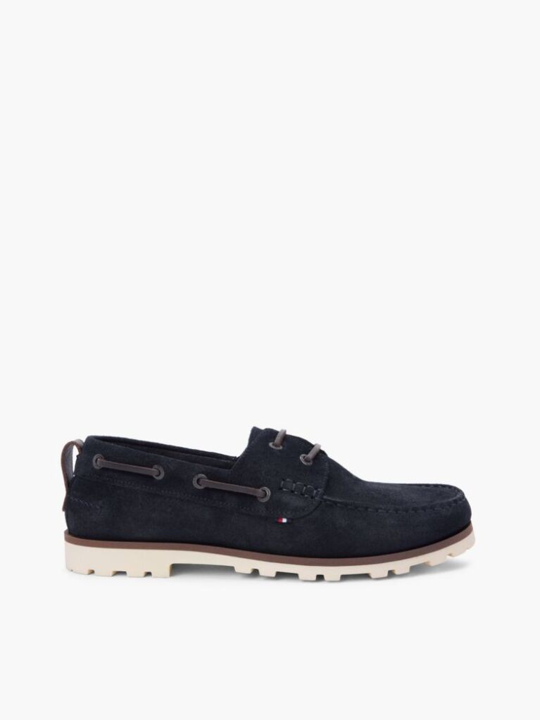 Blue Suede Cleat Lightweight Boat Shoes  Men