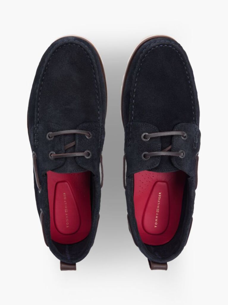 Blue Suede Cleat Lightweight Boat Shoes  Men