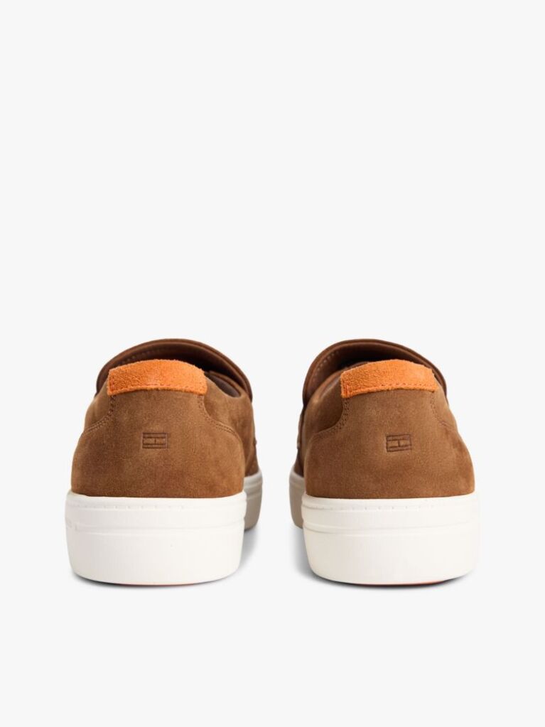 Brown Lightweight Suede Hybrid Loafers  Men