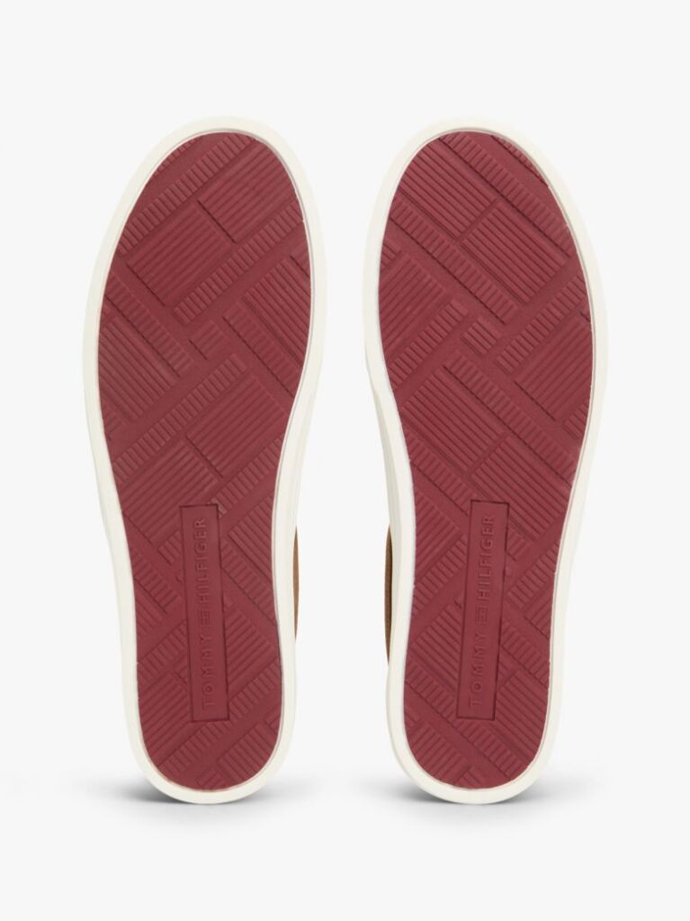 Brown Suede Slip-on Cupsole Trainers  Men