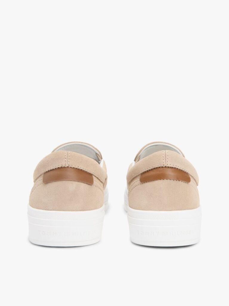Μπεζ Σουέτ Sneakers Με Slip-on Εφαρμογή  Άνδρες