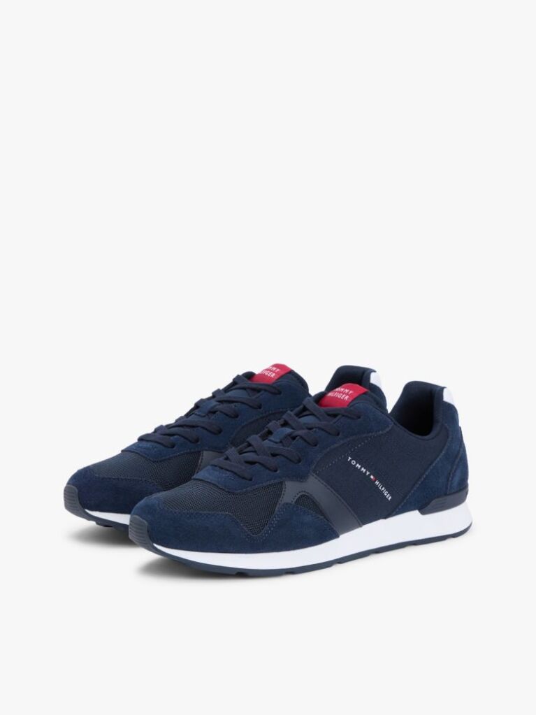 Μπλε Sneakers Με Μίξη Υφών  Άνδρες