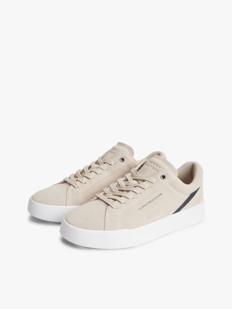 Μπεζ Σουέτ Sneakers  Άνδρες