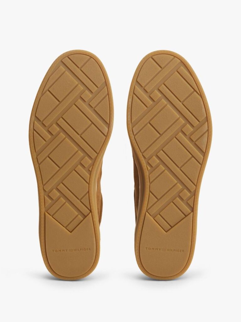 Brown Luxe Suede Trainers  Men