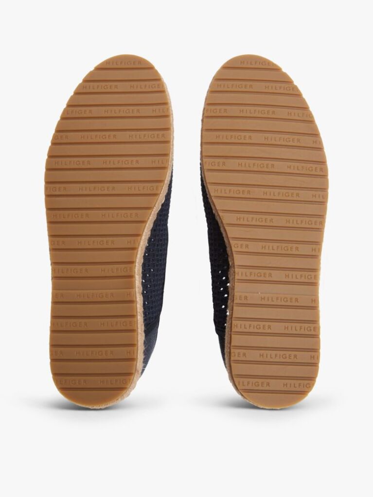 Blue Knit Flexible Espadrilles  Men