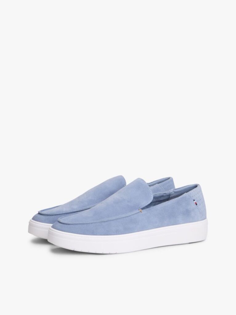 Μπλε Σουέτ Loafers  Άνδρες