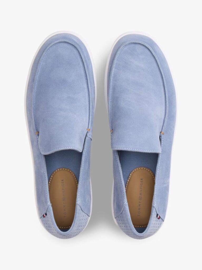 Μπλε Σουέτ Loafers  Άνδρες