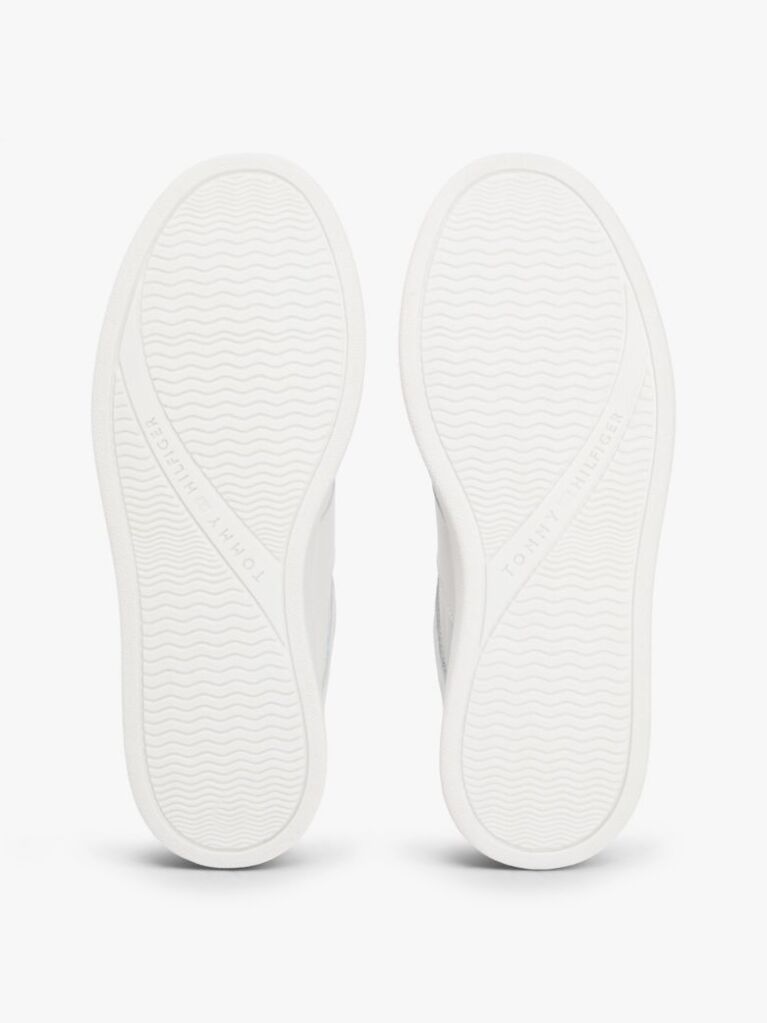 Άσπρο Δερμάτινα Sneakers Με Μονόγραμμα TH  Γυναίκες