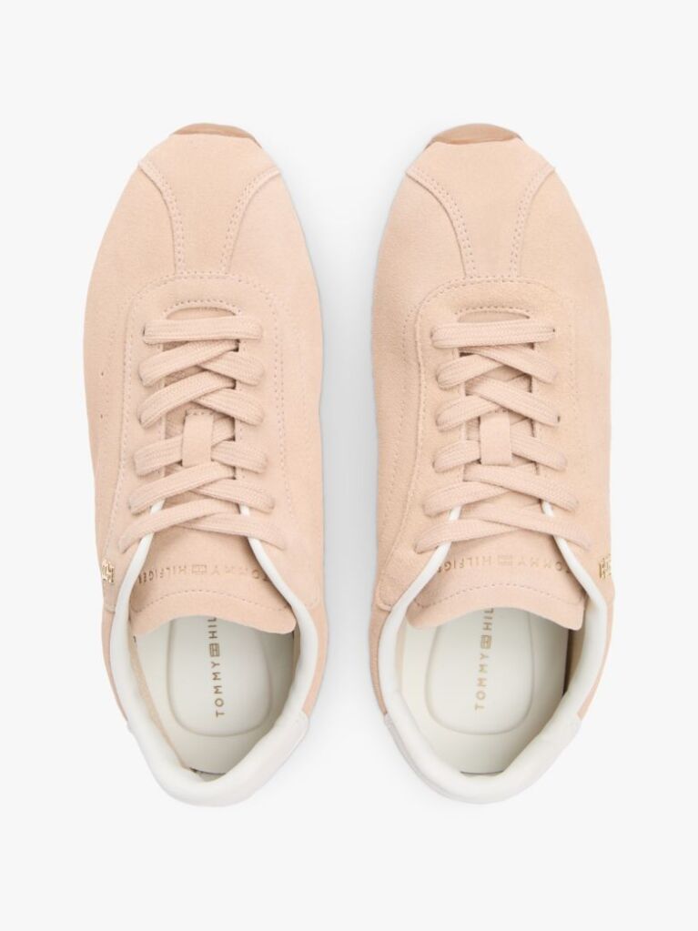 Ροζ Σουέτ Sneakers Με Μονόγραμμα TH  Γυναίκες