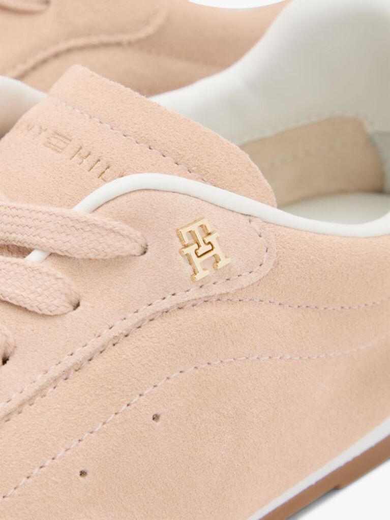 Ροζ Σουέτ Sneakers Με Μονόγραμμα TH  Γυναίκες