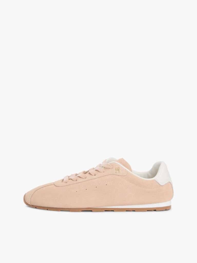 Ροζ Σουέτ Sneakers Με Μονόγραμμα TH  Γυναίκες