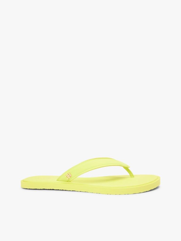 Yellow Chic TH Monogram Flip-Flops  Women
