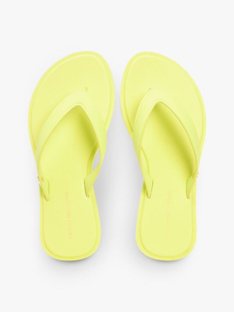 Yellow Chic TH Monogram Flip-Flops  Women