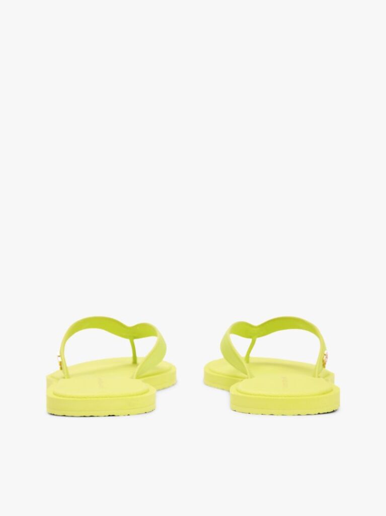 Yellow Chic TH Monogram Flip-Flops  Women
